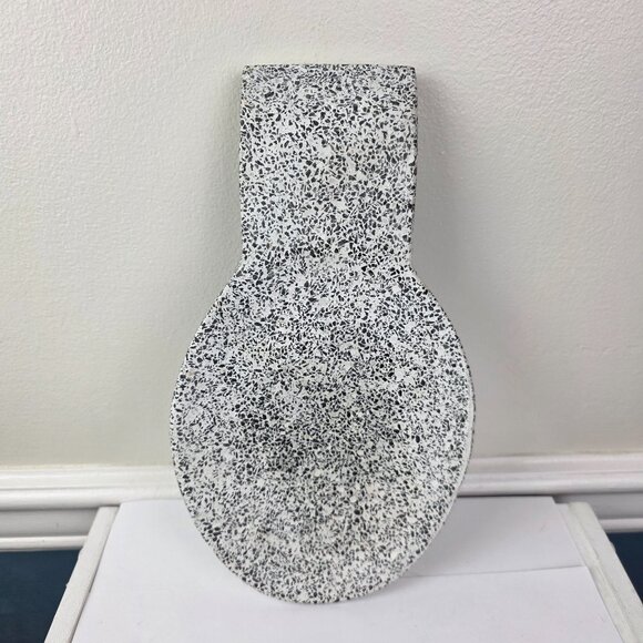 Terrazzo Heavyweight Large Spoon Rest - Picture 4 of 4